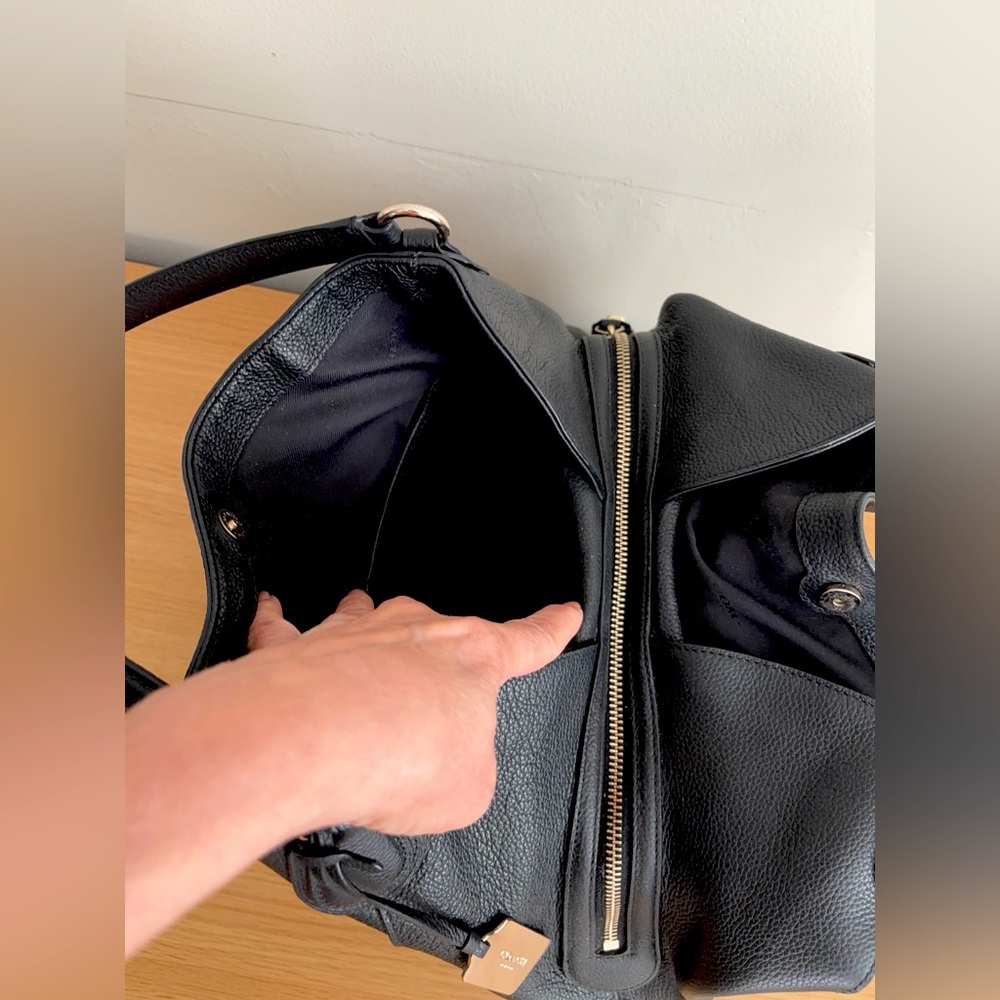 Coach Black Leather Bag - Picture 11 of 16